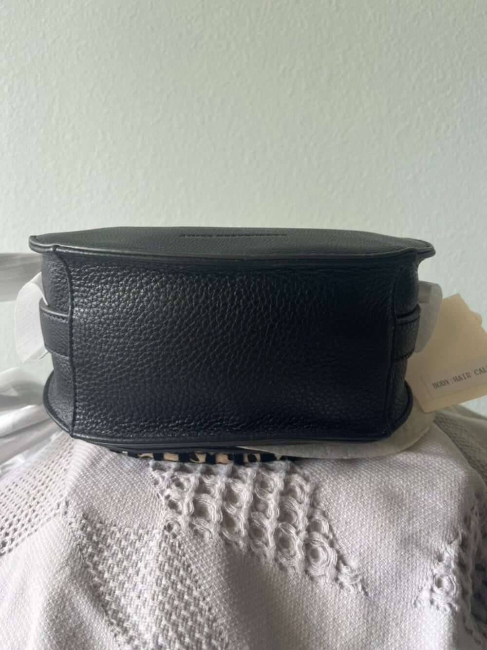 Aimee Kestenberg Crossbody Bag; Black with Calf Hair details - Picture 3 of 5